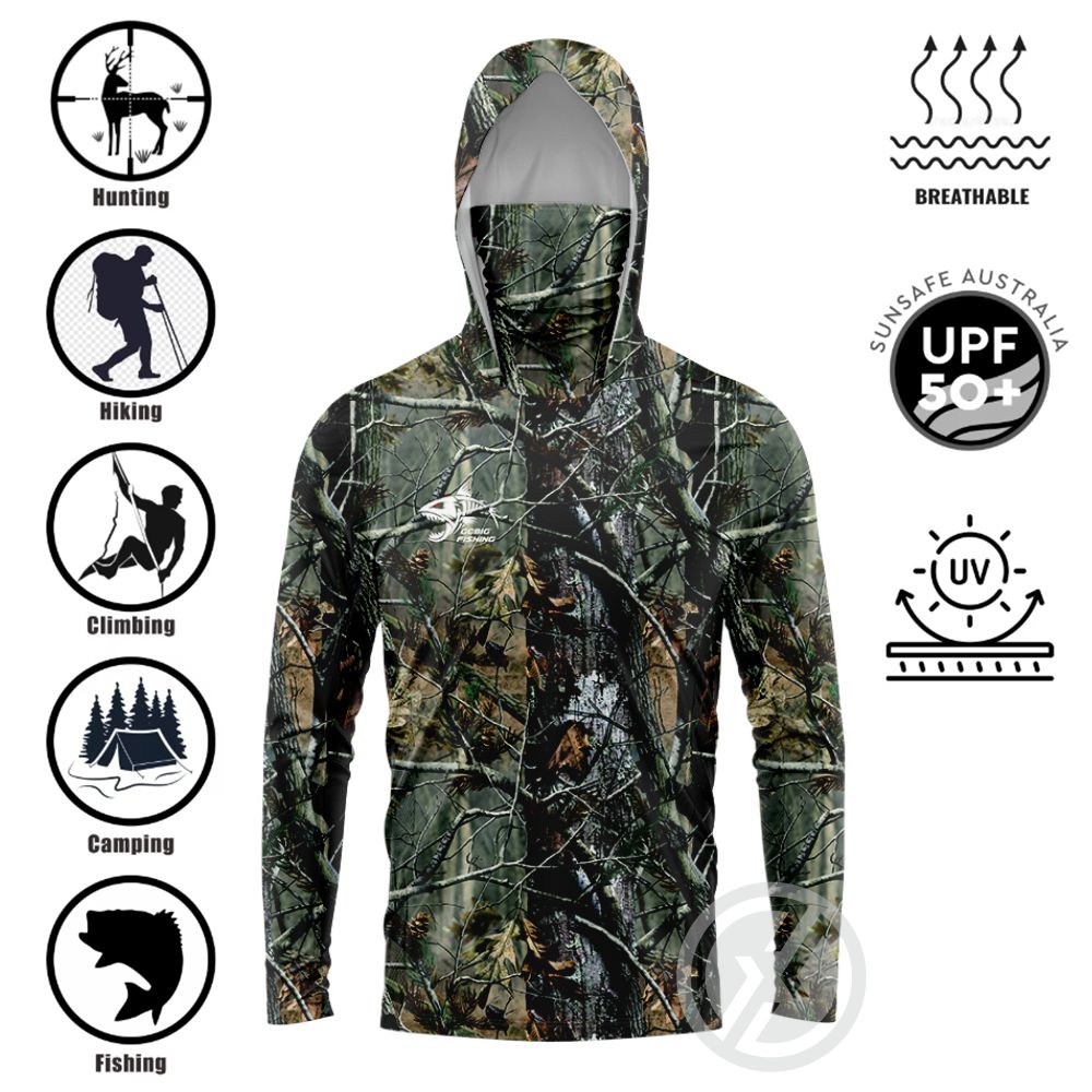 UPF50+ Hooded Fishing Shirt Bu - đánh giá và giá Fishing Shirt Uv Protection